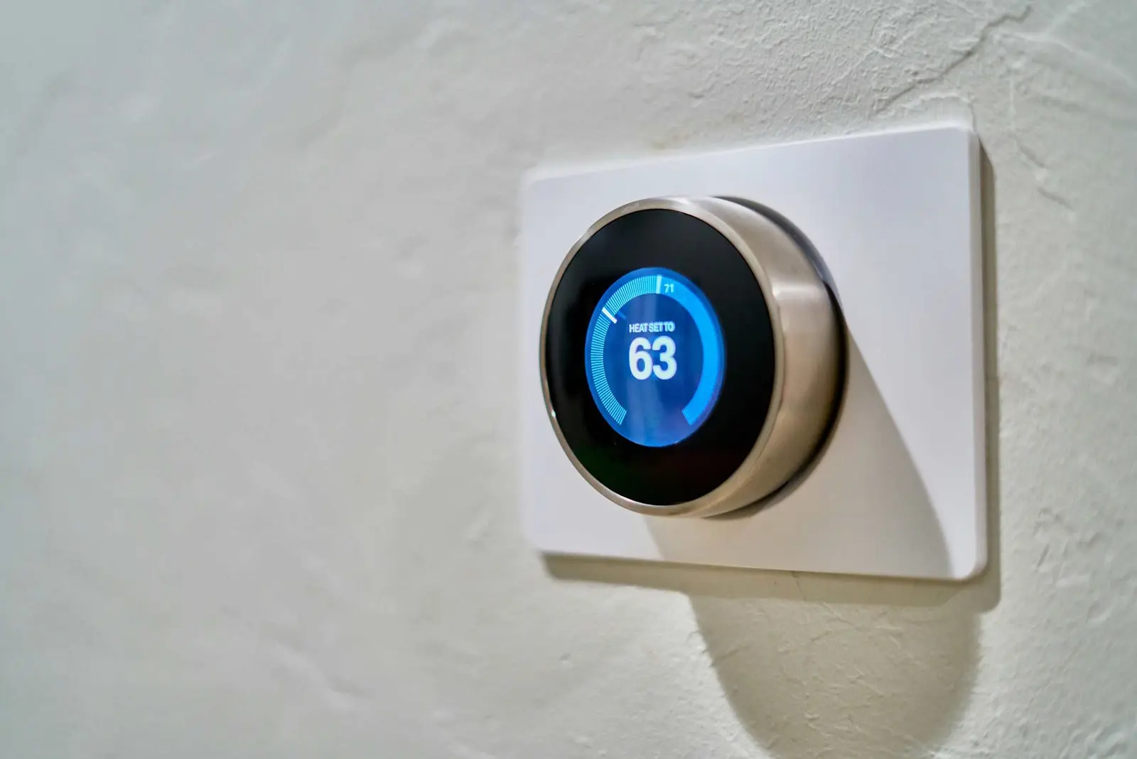 Smart thermostat and HVAC services installed in a Toronto home by EcoFrost